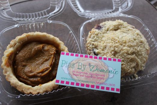 Pies by Domonic Pumpkin Pie and Blueberry Crumble Pie